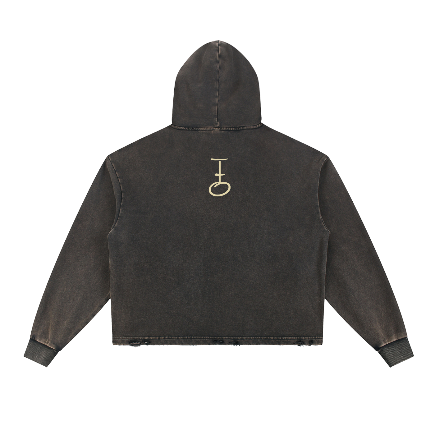 In His Hands Frayed Hem Hoodie (Unisex)