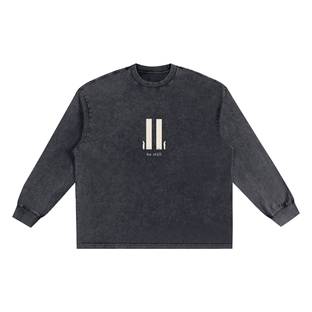 Be Still Snow Frayed Edge Tee (Unisex)
