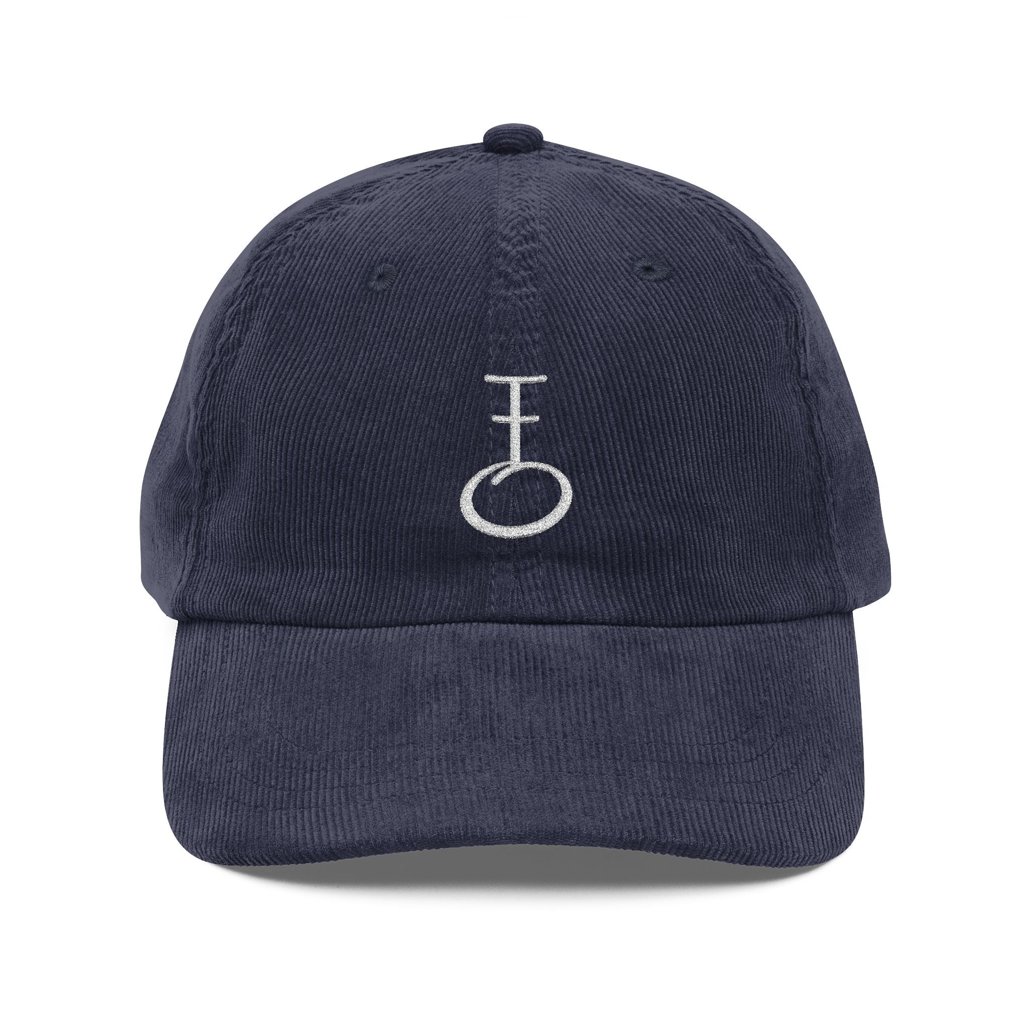 Embroidered Insignia Corduroy Baseball Cap (Unisex)