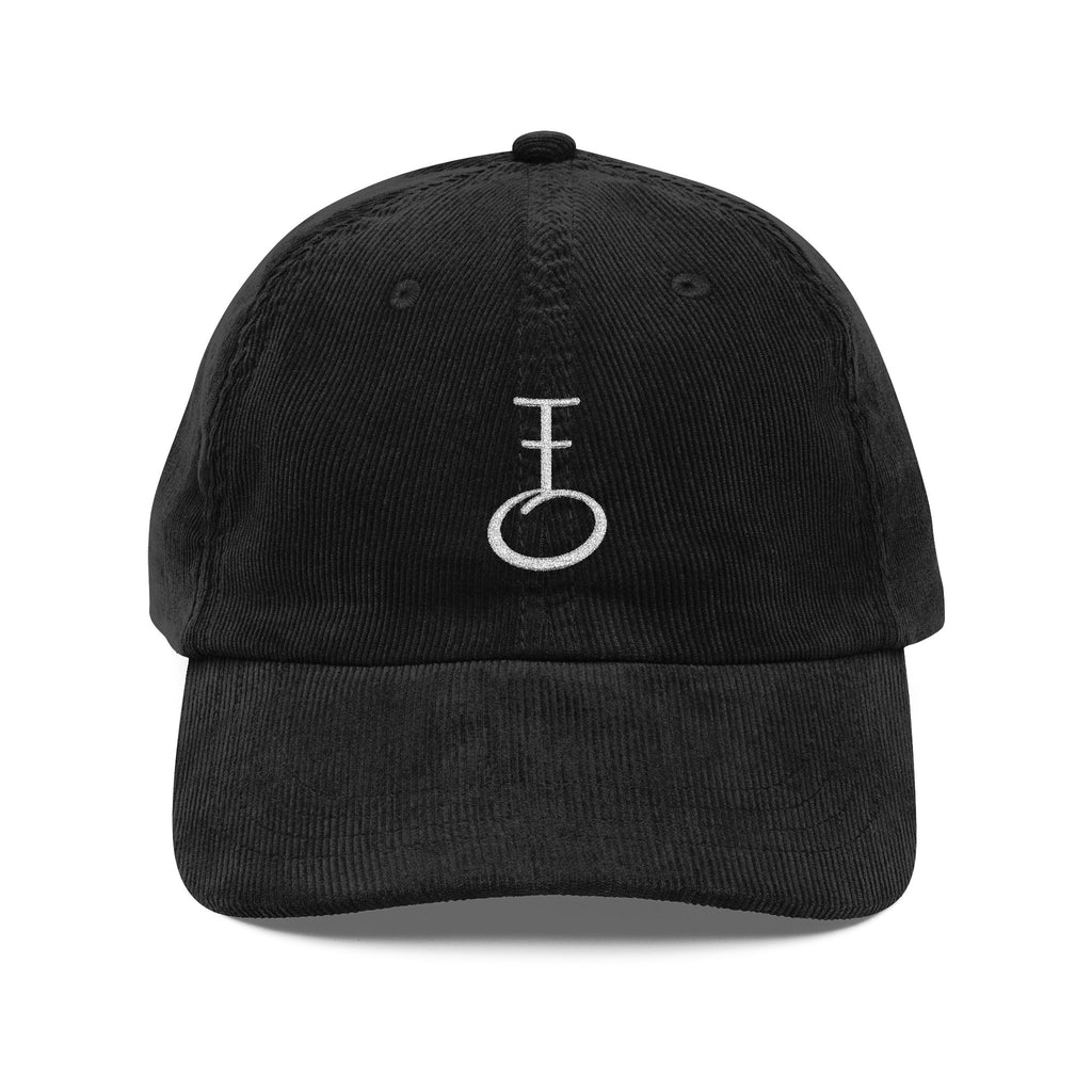Embroided Insignia Corduroy Baseball Cap (Unisex)