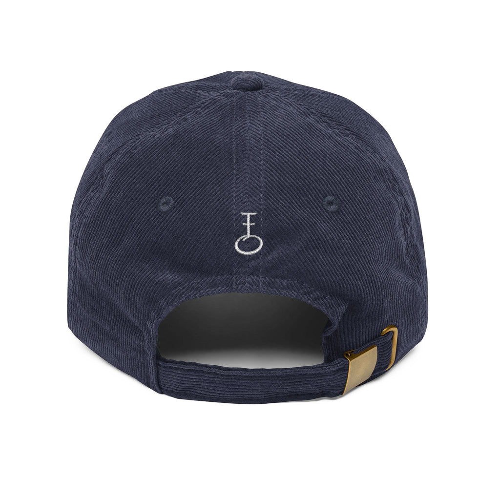 Embroided Insignia Corduroy Baseball Cap (Unisex)