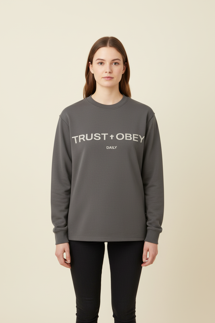 Daily Essential Crewneck Long Sleeve Tee (Unisex)