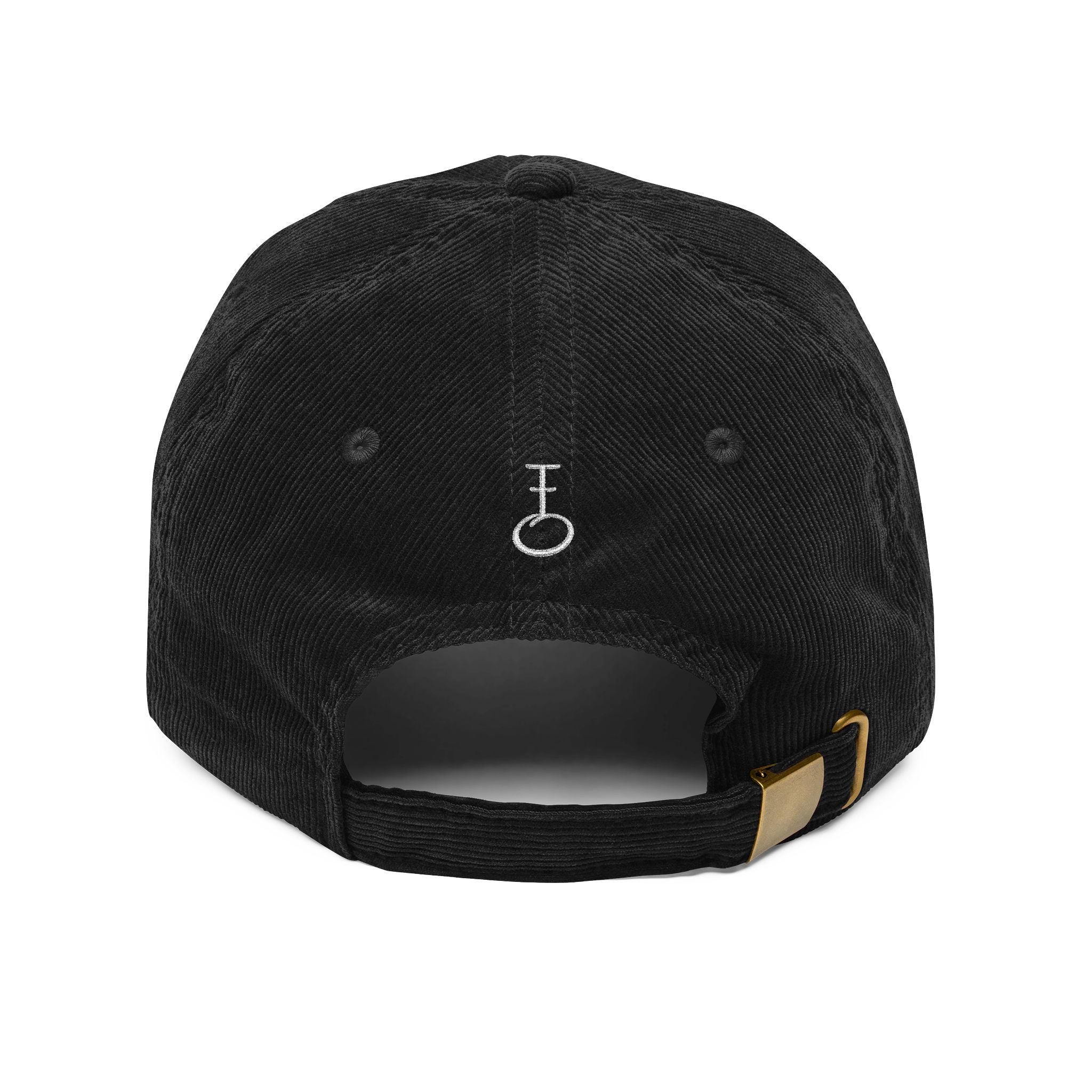 Embroided Insignia Corduroy Baseball Cap (Unisex)