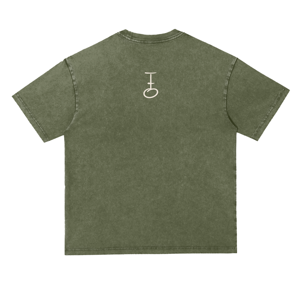 Be Still Snow Oversize Tee (Heavyweight / Unisex)