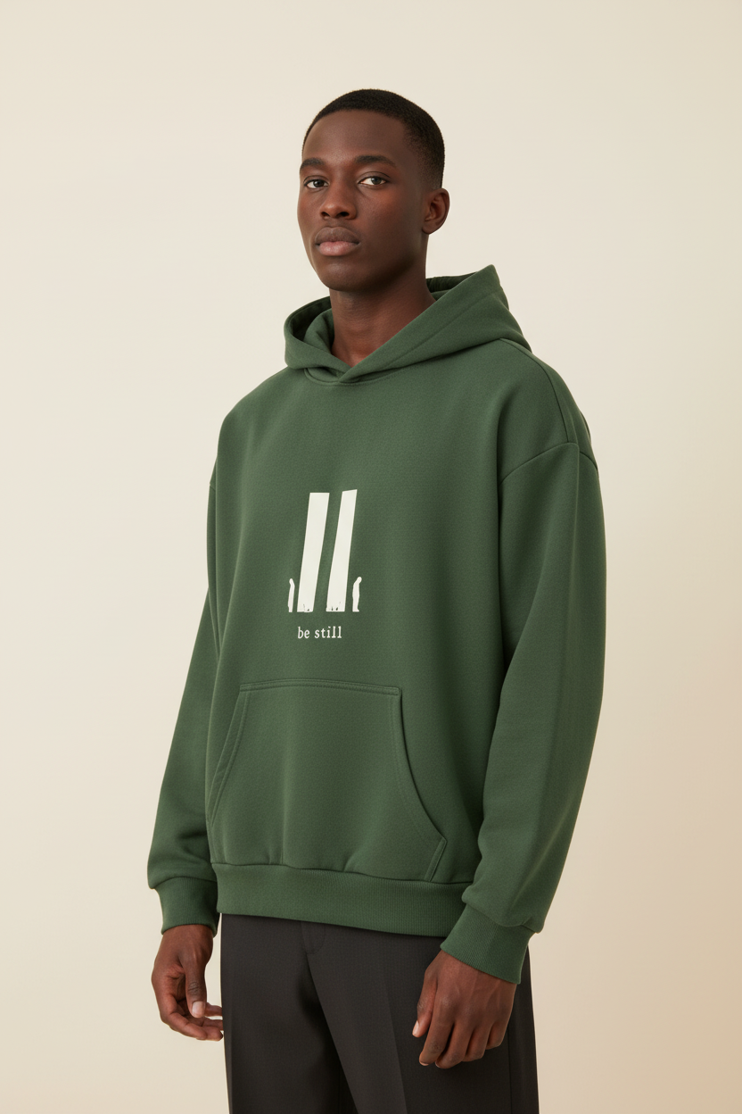 Be Still Hoodie (Heavyweight / Unisex)