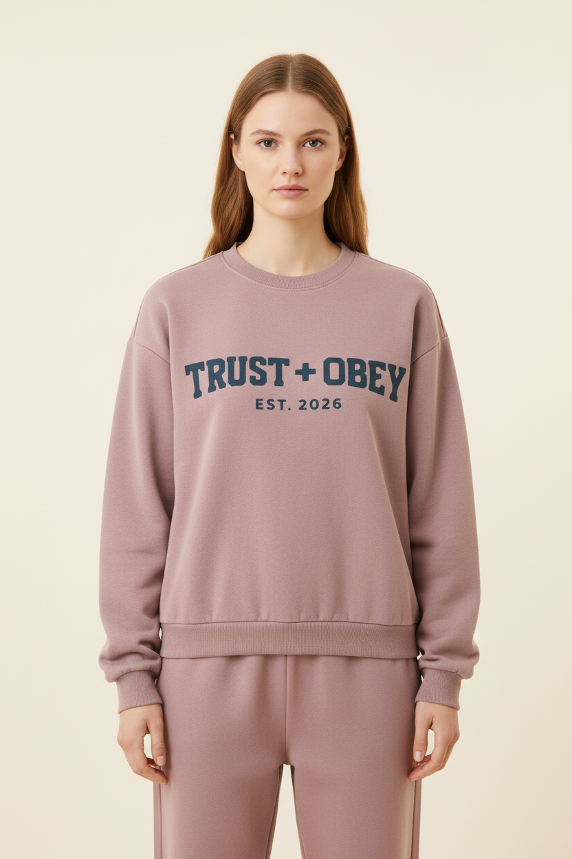 Varsity Crewneck Sweatshirt (Oversized / Unisex)