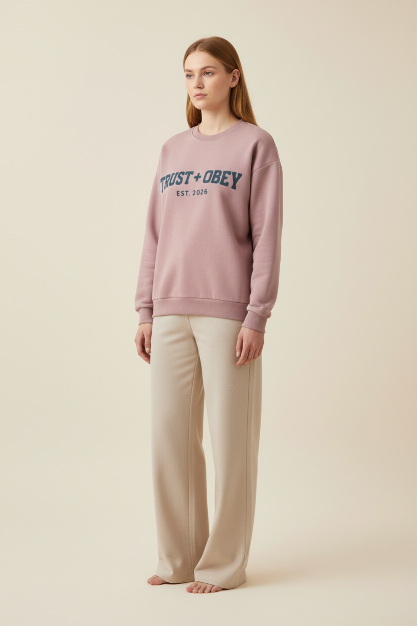 Varsity Crewneck Sweatshirt (Oversized / Unisex)