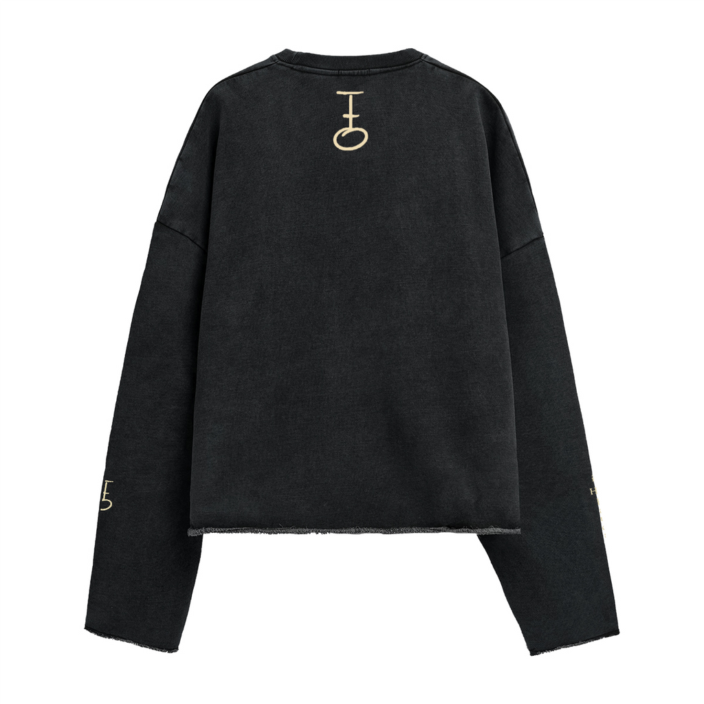 In His Hands Cropped Priesthood Sweatshirt (Heavyweight / Unisex)