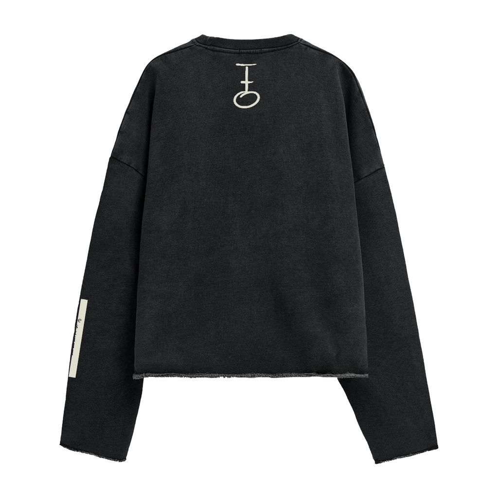 Be Still Cropped Priesthood Sweatshirt (Heavyweight / Unisex)