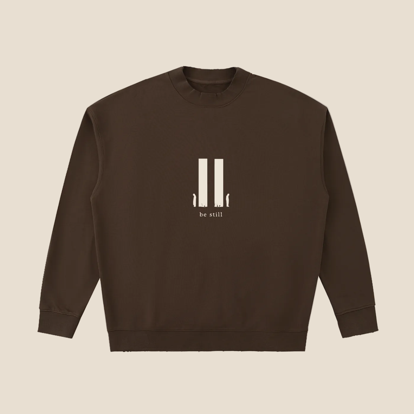 Be Still Drop Shoulder Crewneck Sweatshirt (Unisex)