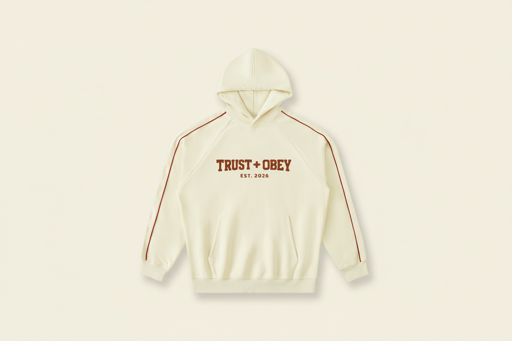 Varsity Contrast Piping Raglan Hoodie (Unisex)