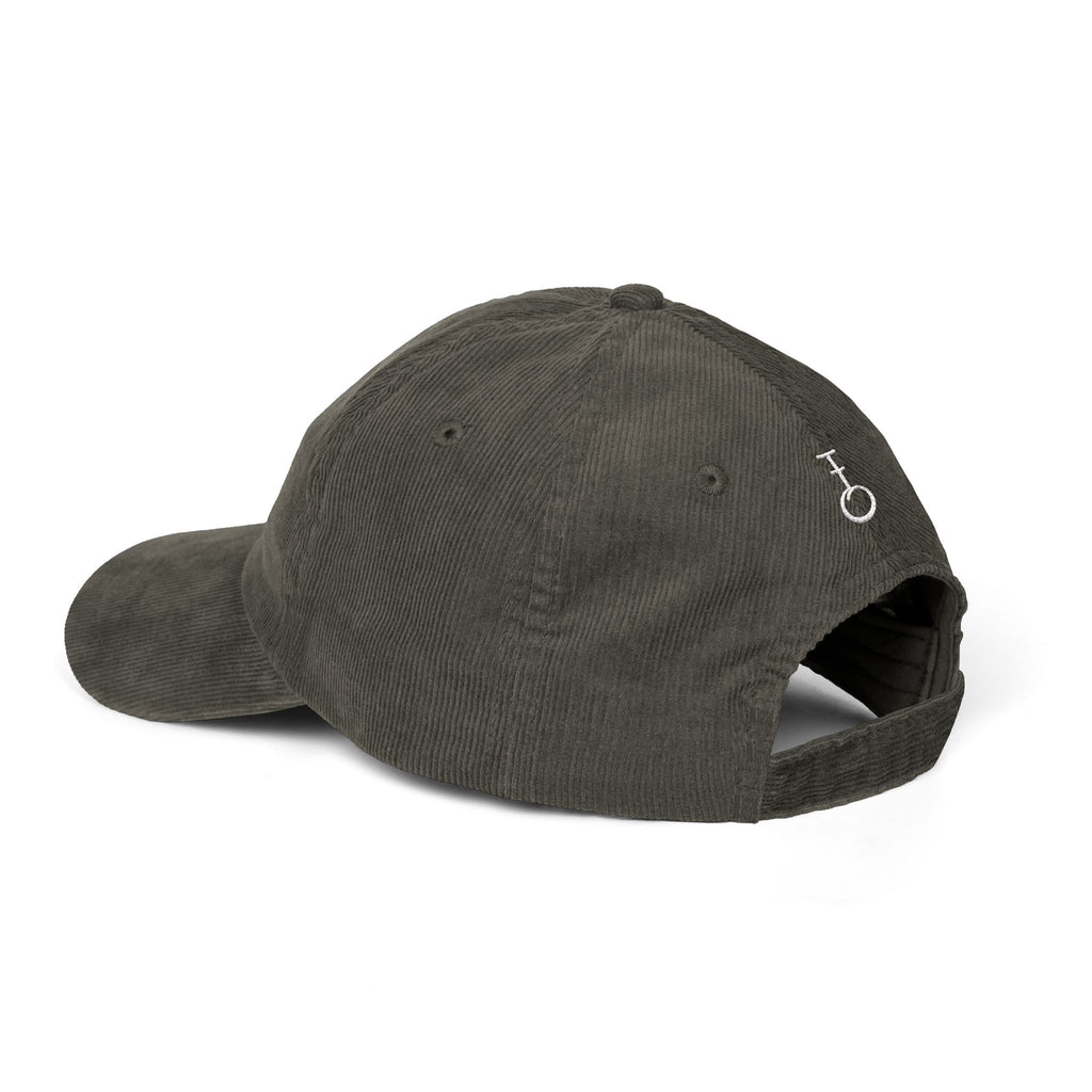 Embroided Insignia Corduroy Baseball Cap (Unisex)