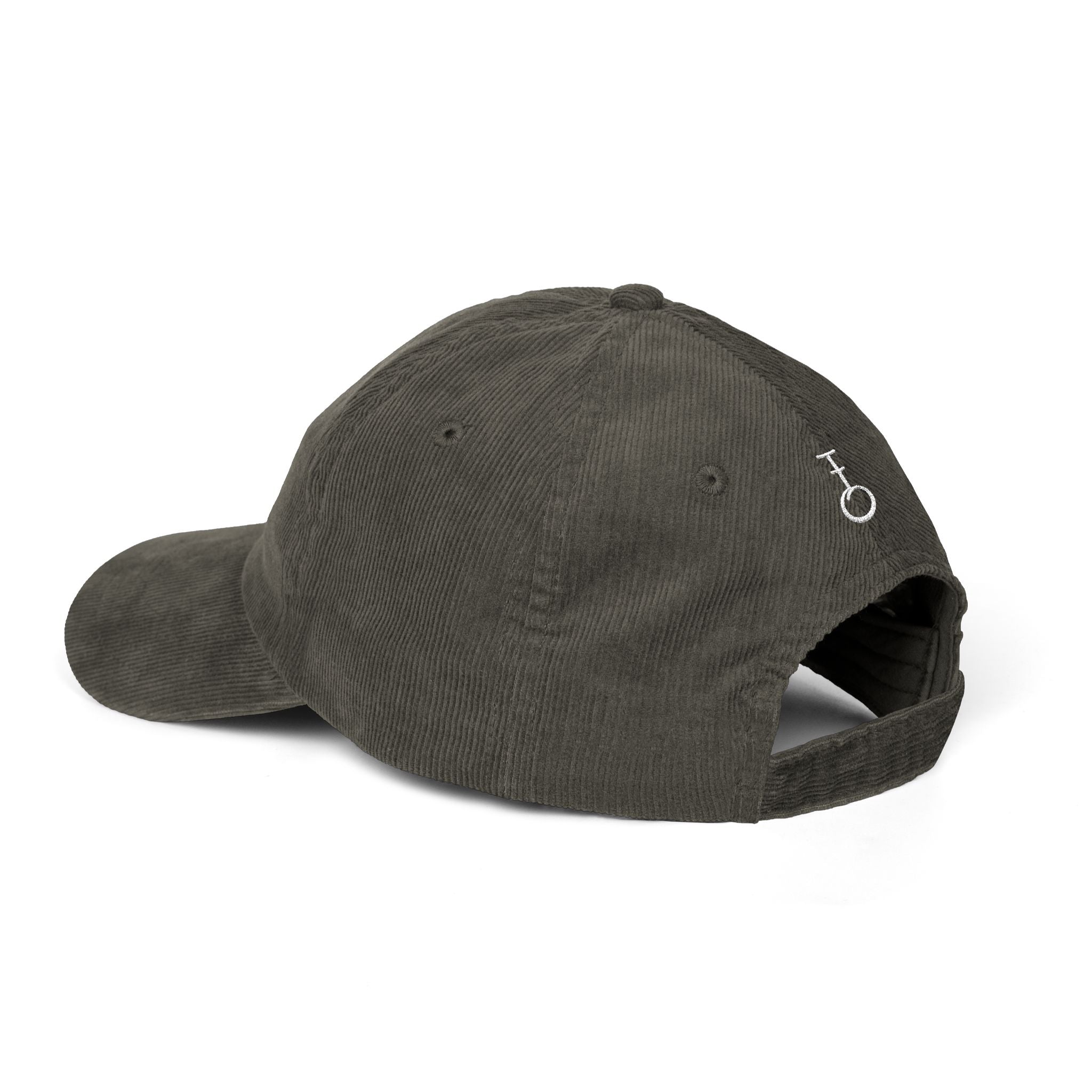 Embroided Insignia Corduroy Baseball Cap (Unisex)