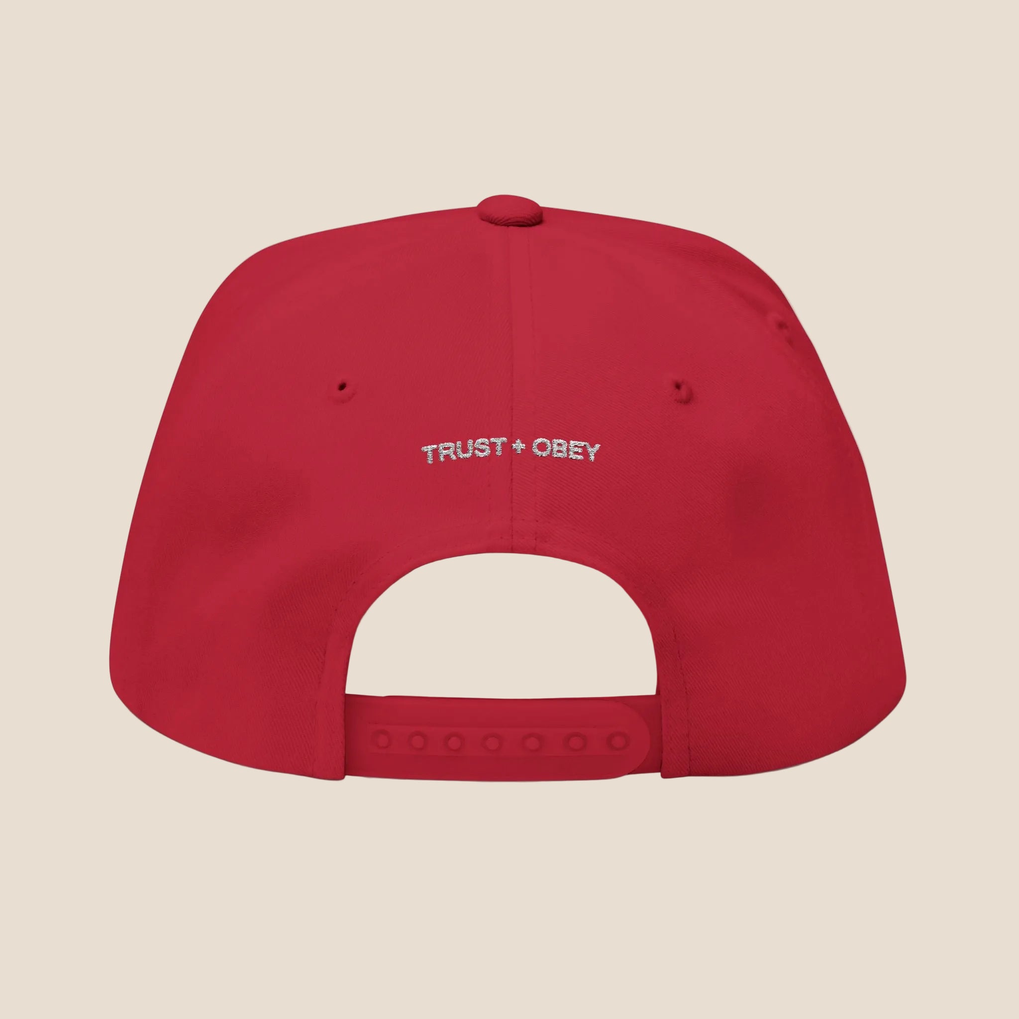 Only Jesus Embroidered Flat Bill Cap