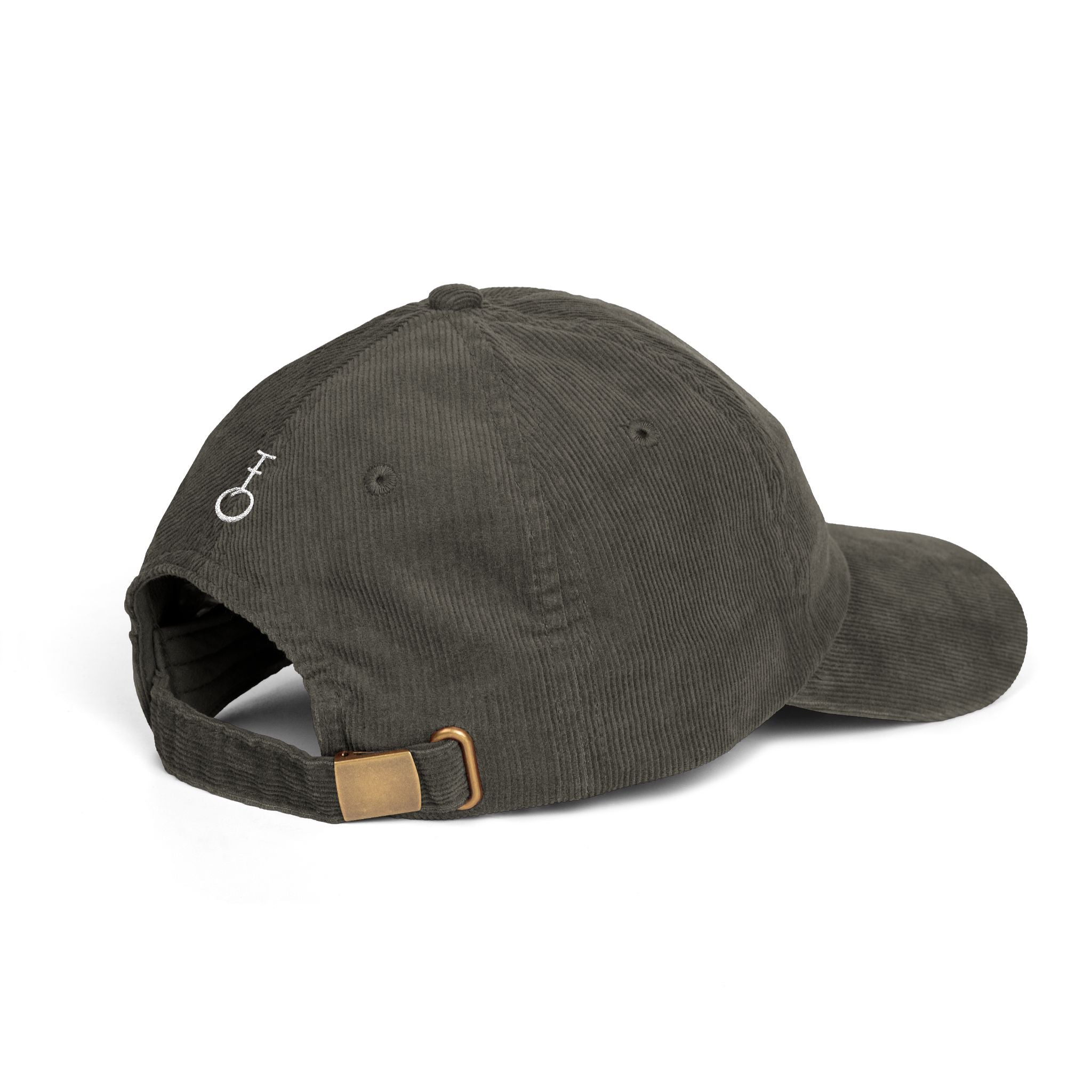 Embroided Insignia Corduroy Baseball Cap (Unisex)