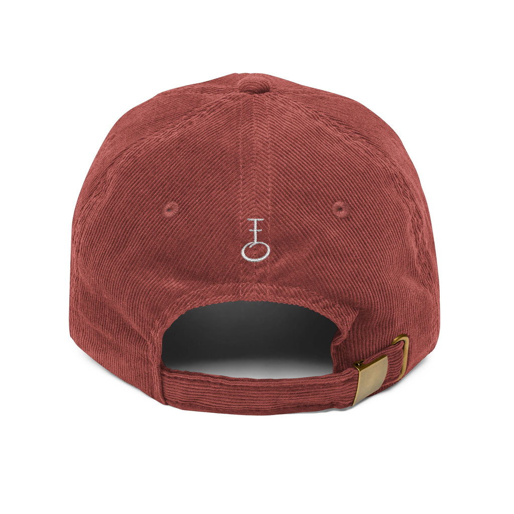 Embroided Insignia Corduroy Baseball Cap (Unisex)
