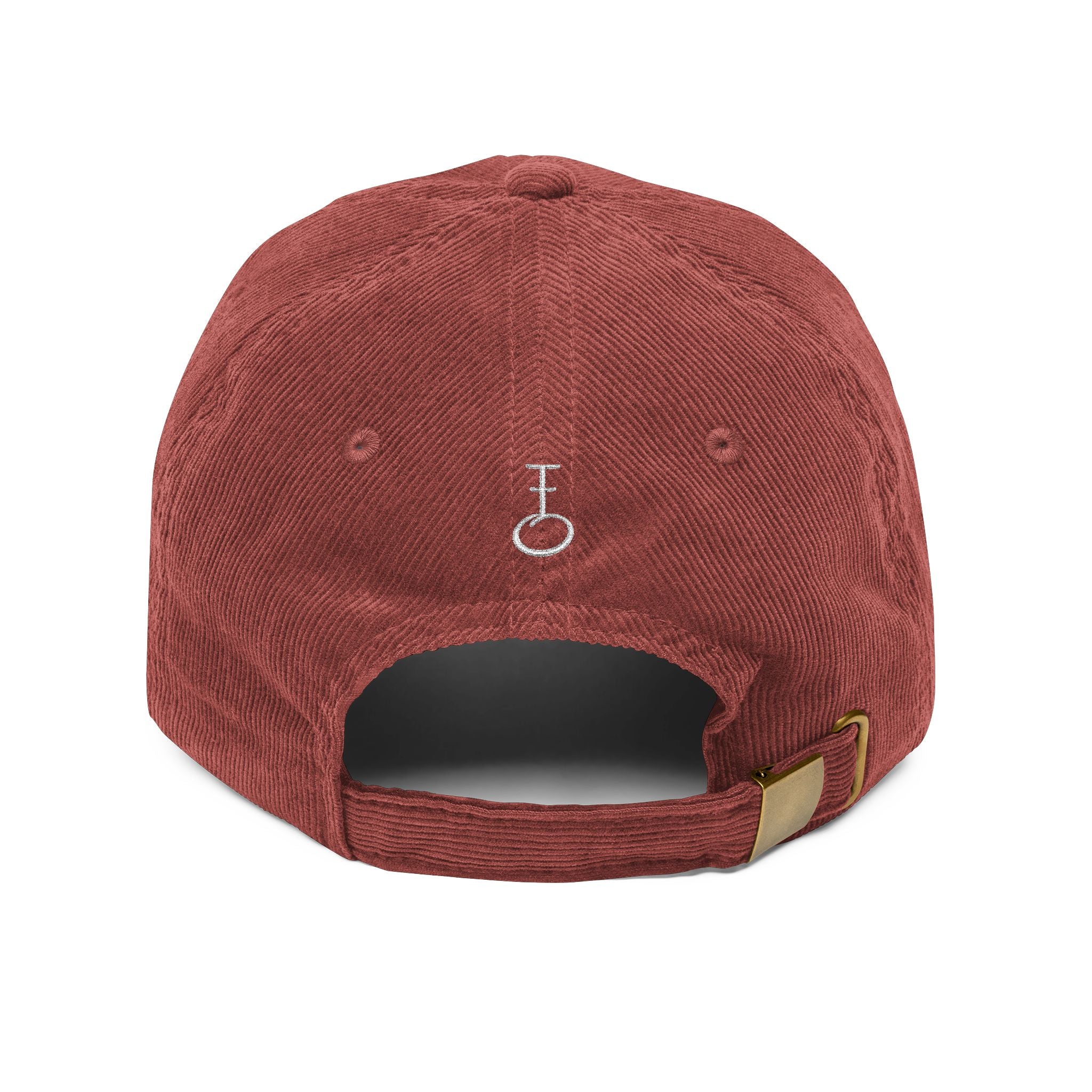Embroided Insignia Corduroy Baseball Cap (Unisex)