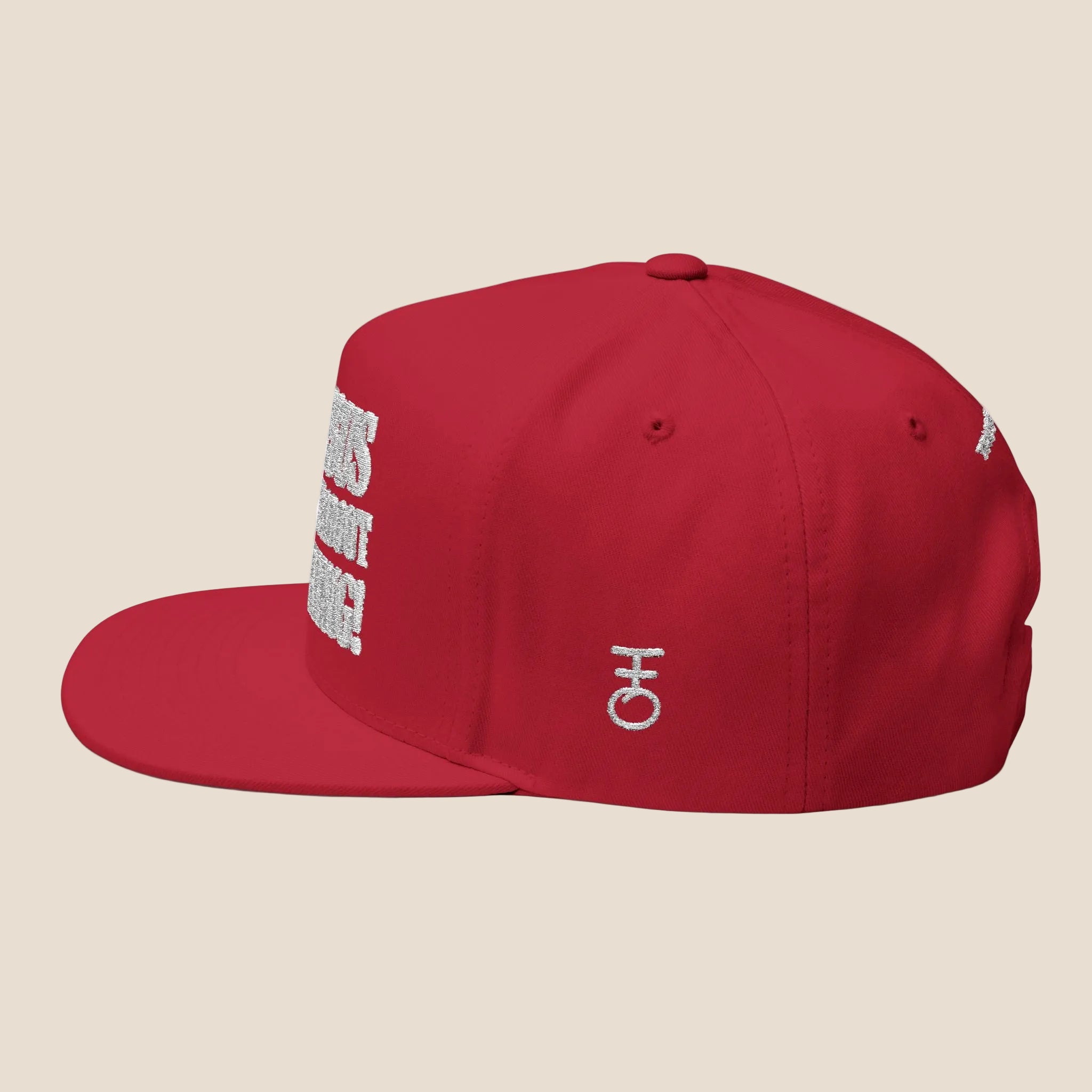Only Jesus Embroidered Flat Bill Cap
