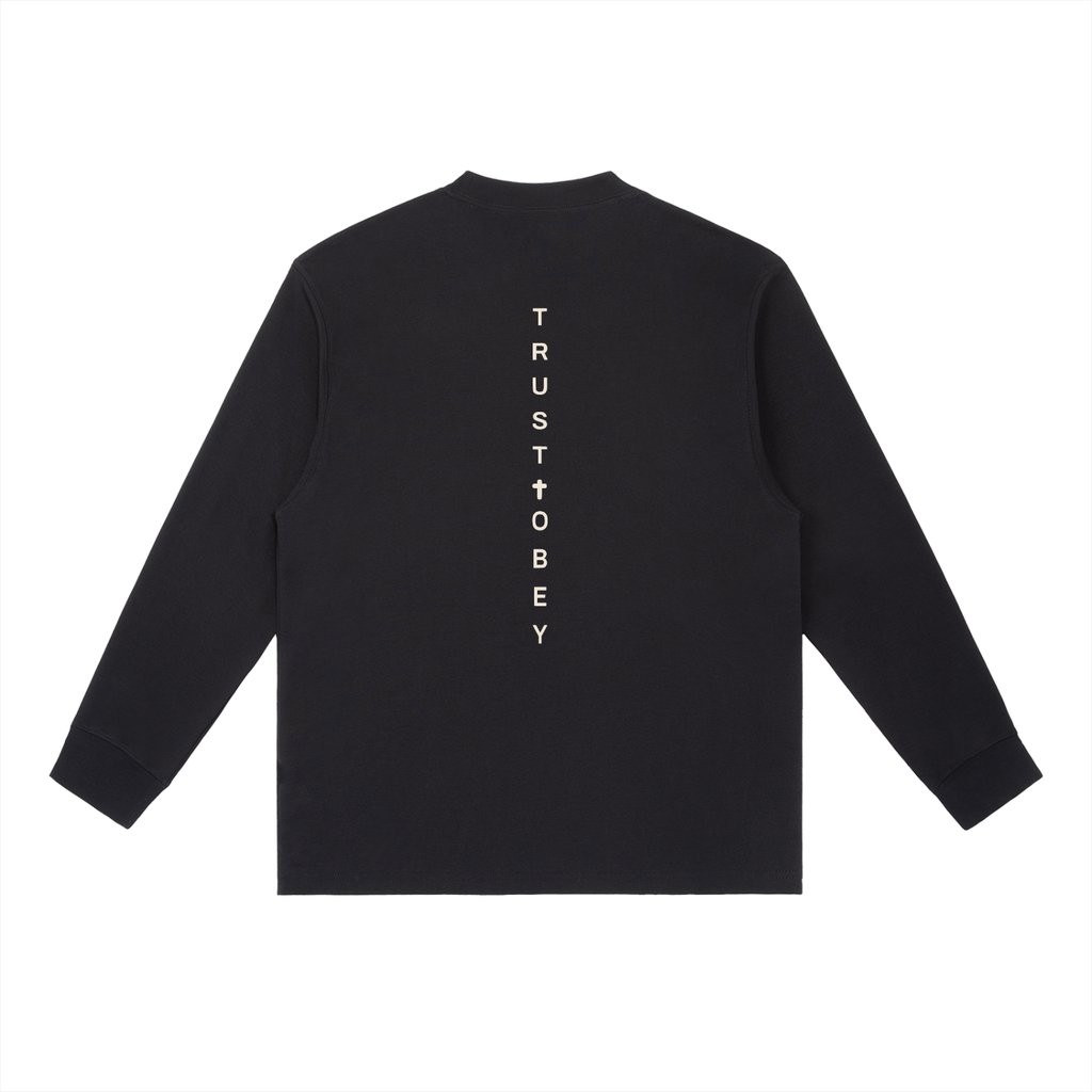 Daily Essential Crewneck Long Sleeve Tee (Unisex)