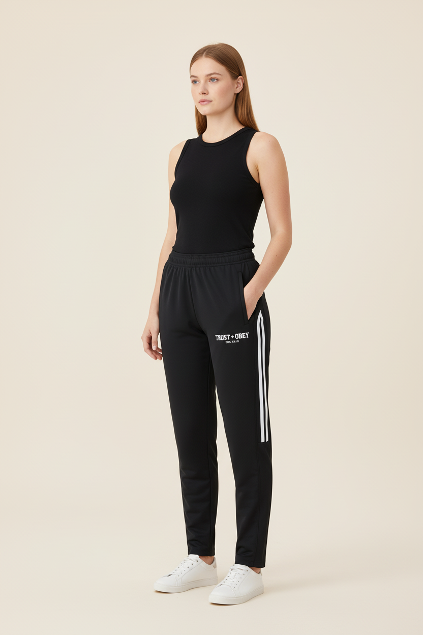 Varsity Side Stripe Running Pants (Unisex)