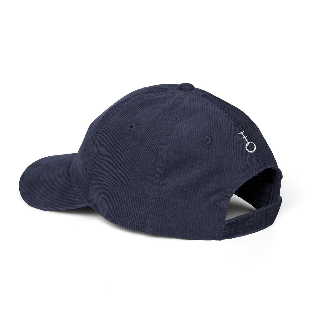 Embroided Insignia Corduroy Baseball Cap (Unisex)