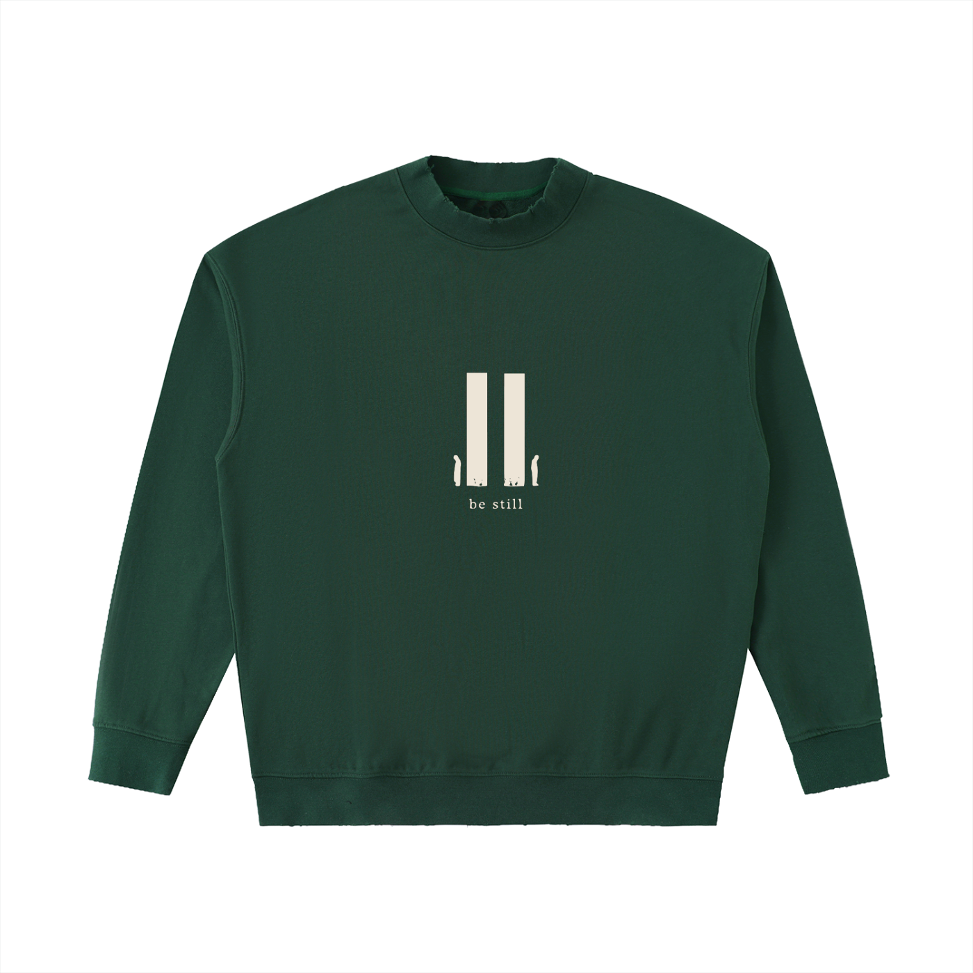 Be Still Drop Shoulder Crewneck Sweatshirt (Unisex)