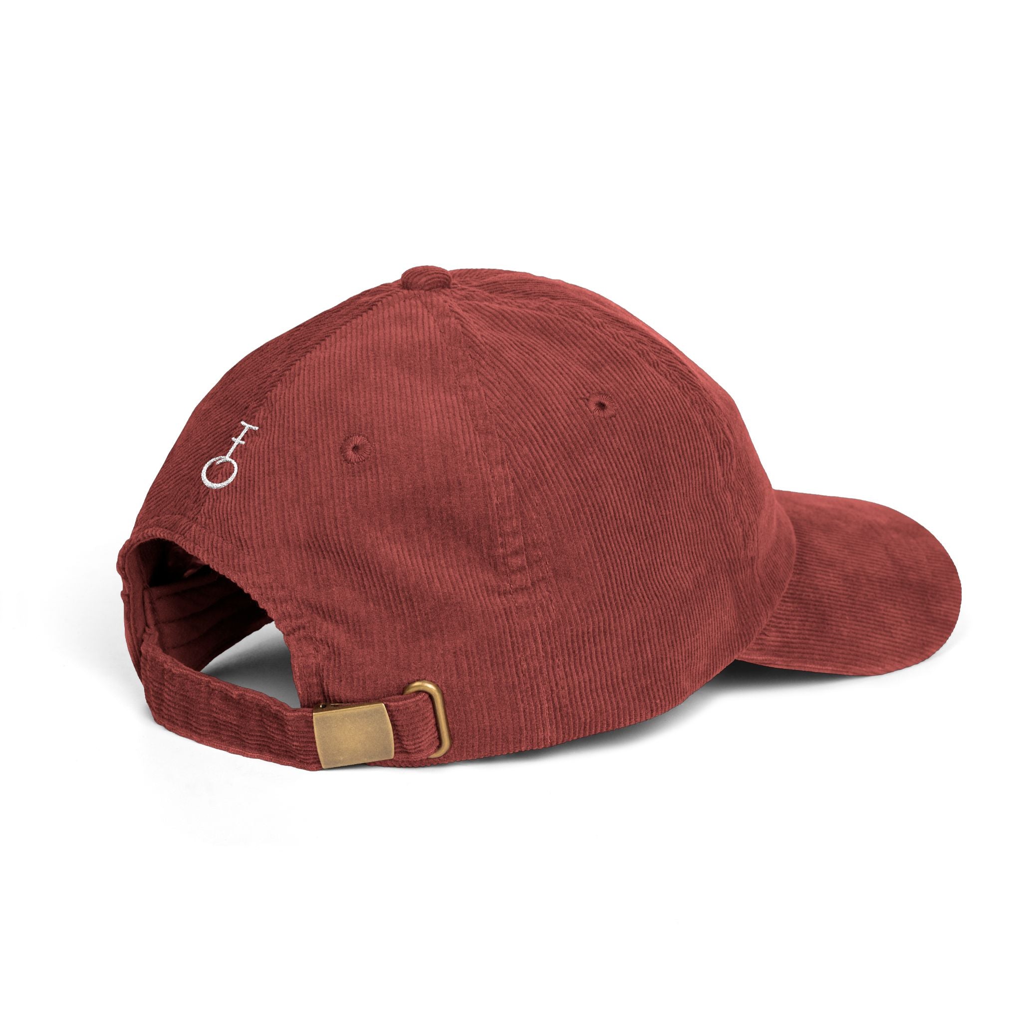 Embroided Insignia Corduroy Baseball Cap (Unisex)
