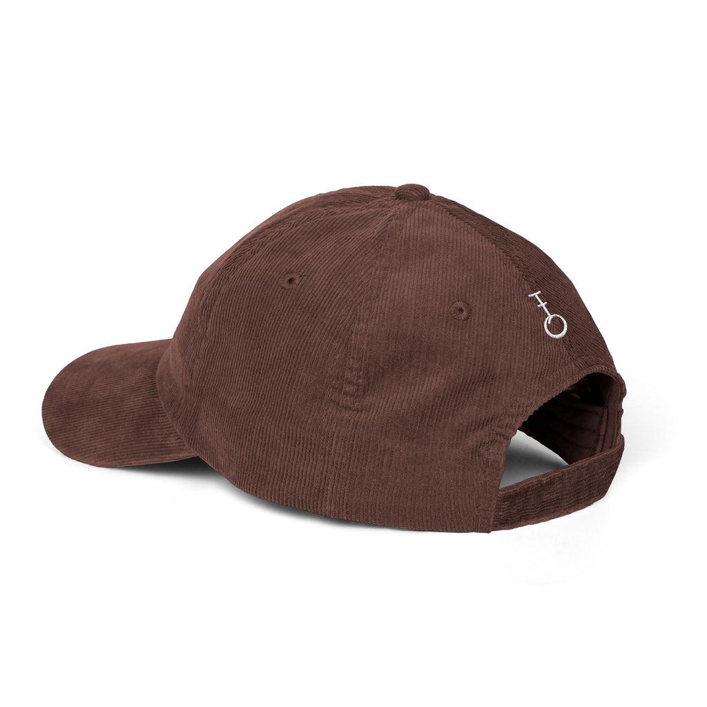 Embroided Insignia Corduroy Baseball Cap (Unisex)