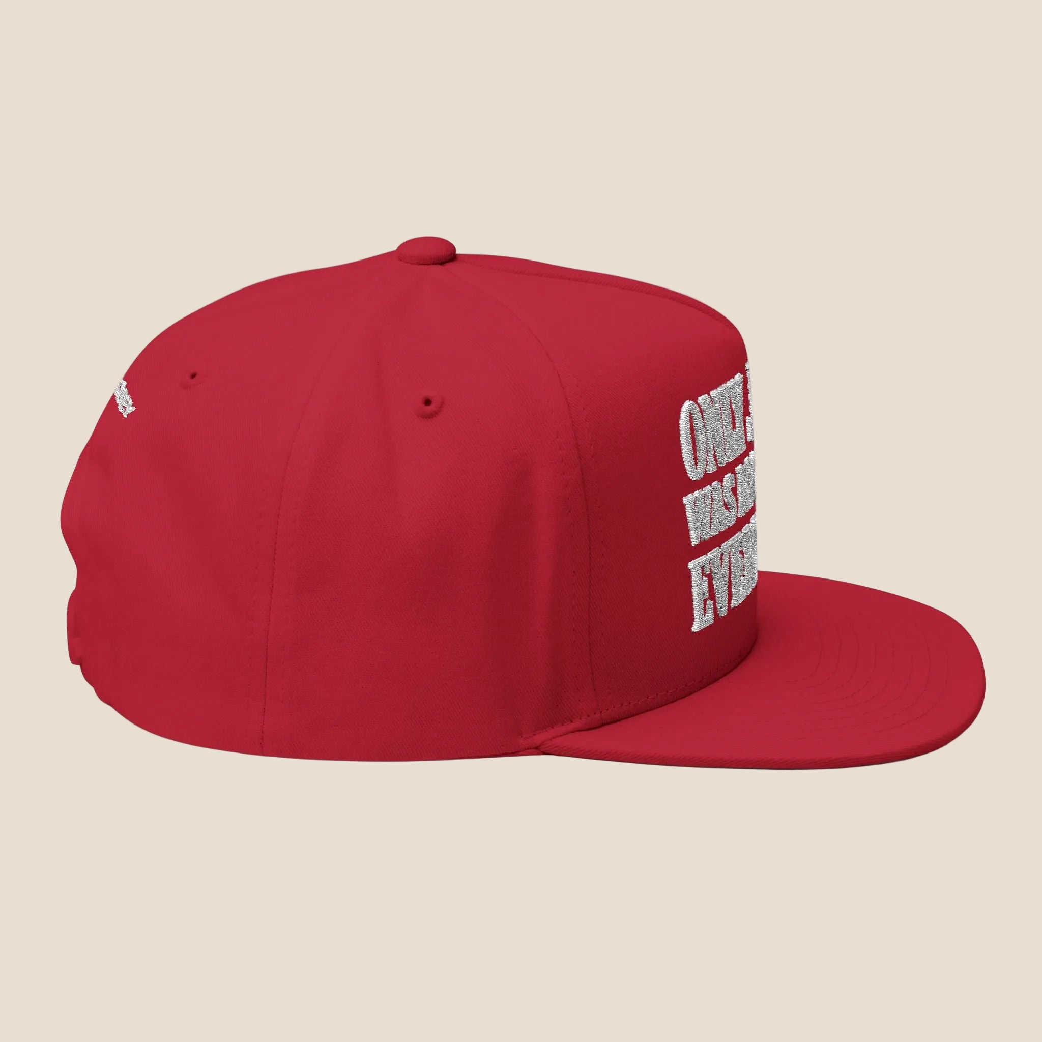Only Jesus Embroidered Flat Bill Cap