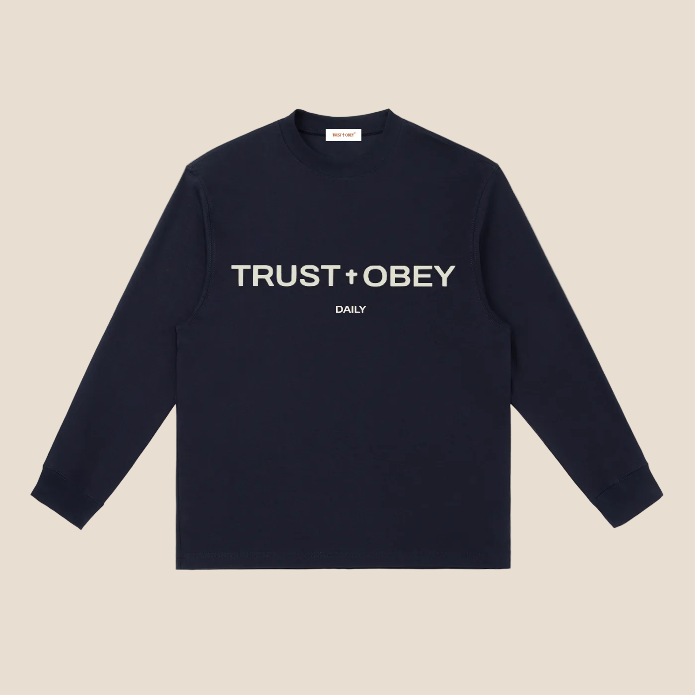Daily Essential Crewneck Long Sleeve Tee (Unisex)