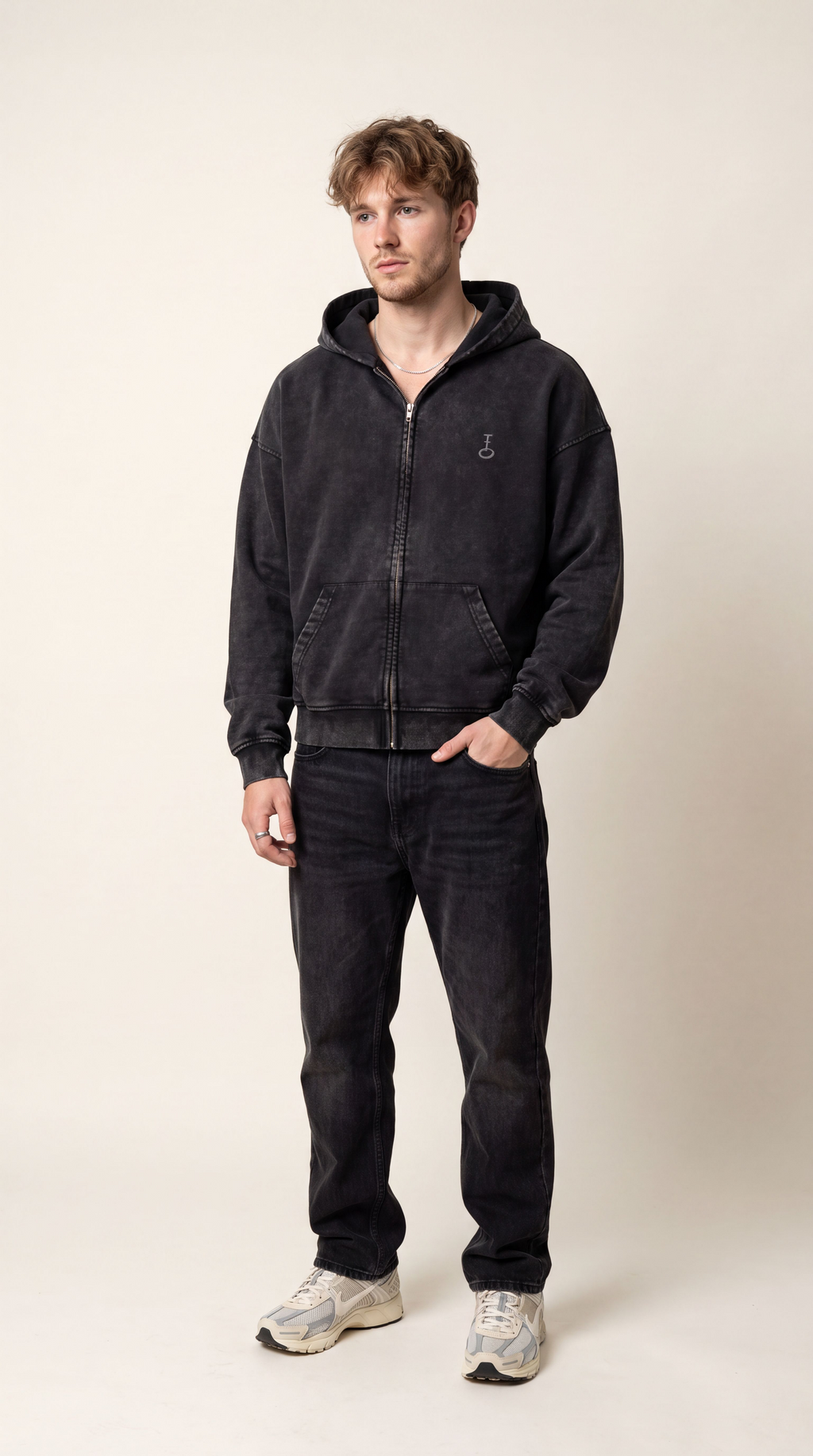 Master Key Heavyweight Zip Hoodie (Embroidered Insignia / Unisex)