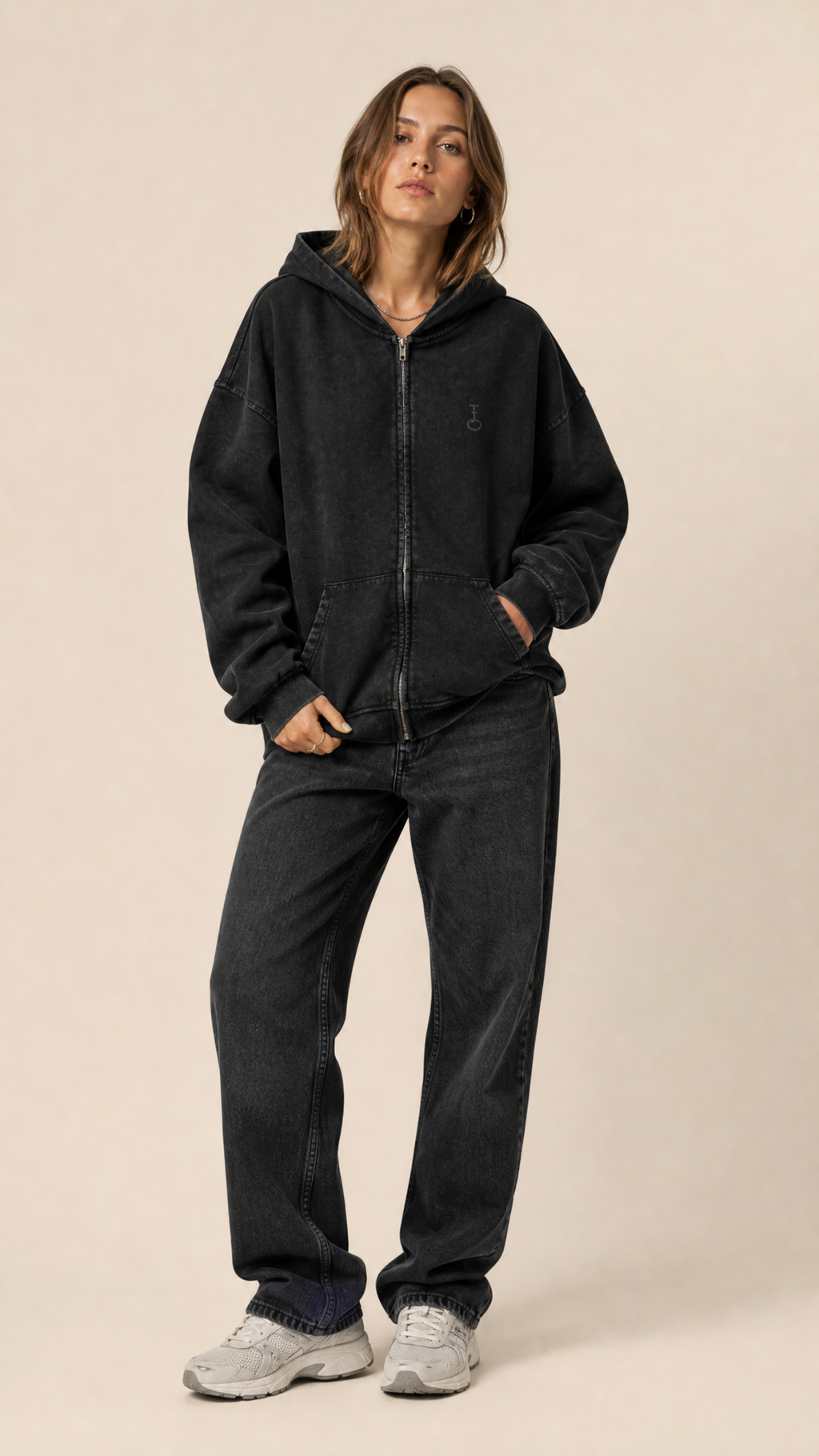 Master Key Heavyweight Zip Hoodie (Embroidered Insignia / Unisex)