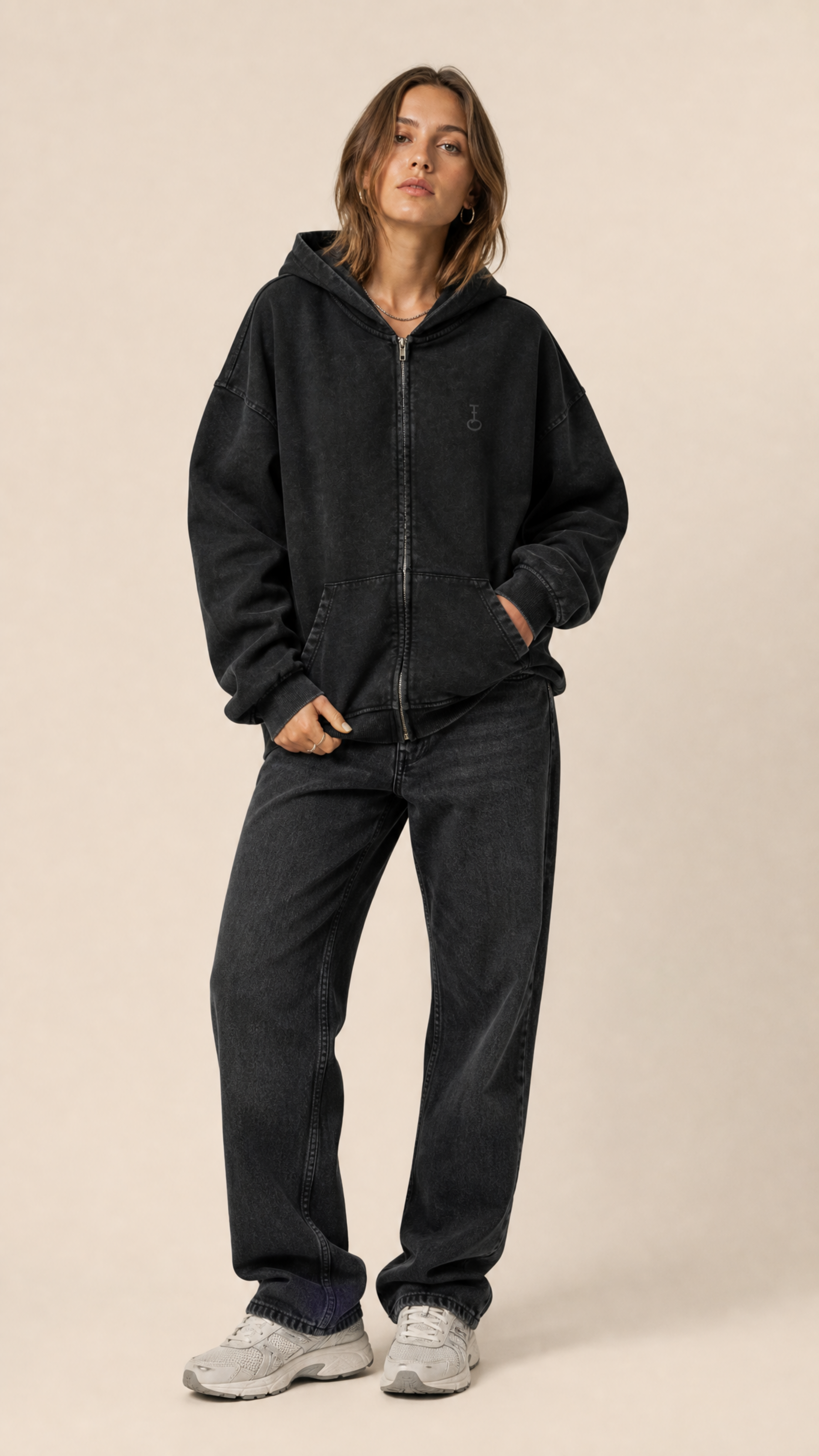 Master Key Heavyweight Zip Hoodie (Embroidered Insignia / Unisex)