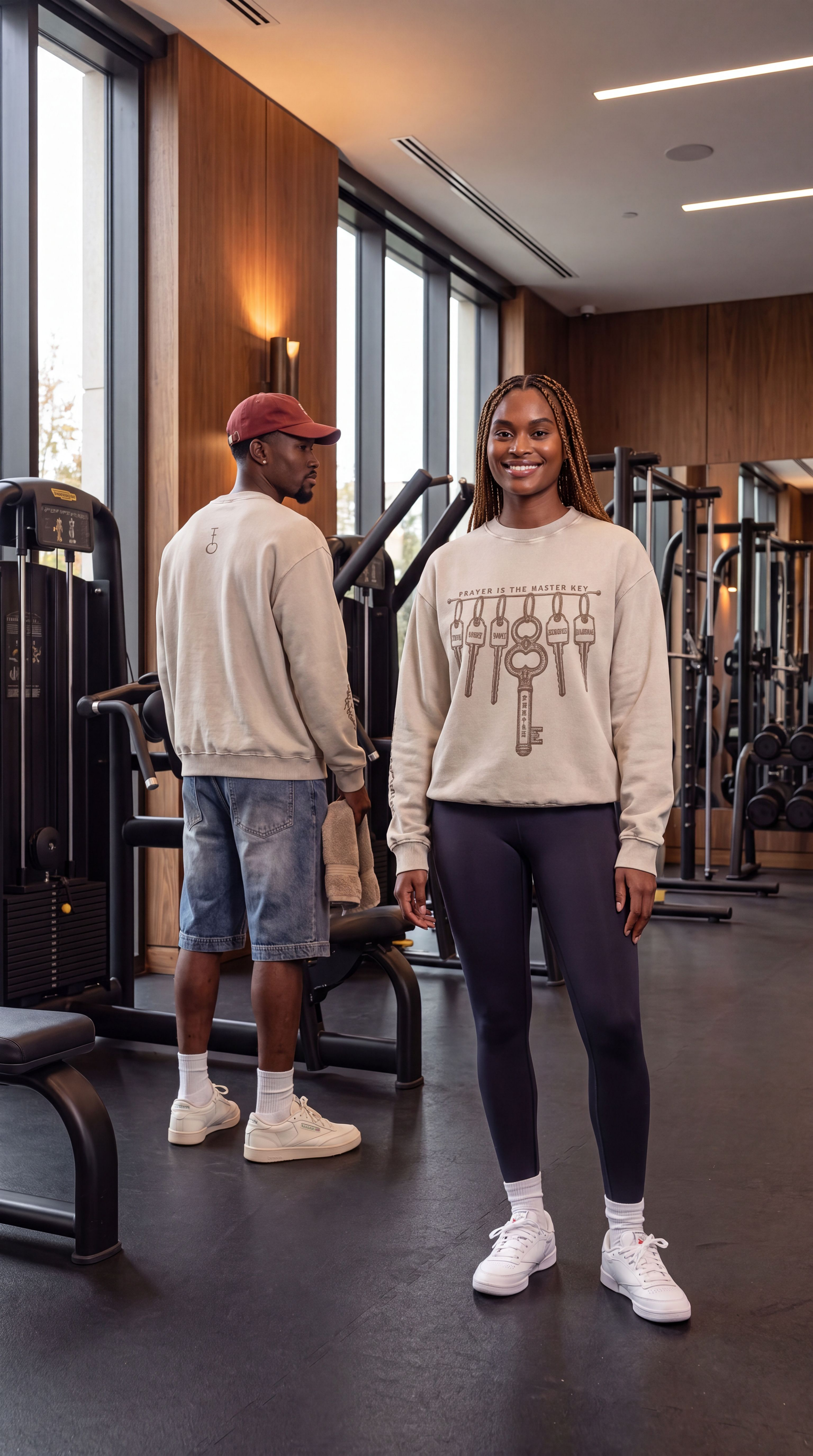 Master Key Snow Washed Oversized Sweatshirt (Unisex)