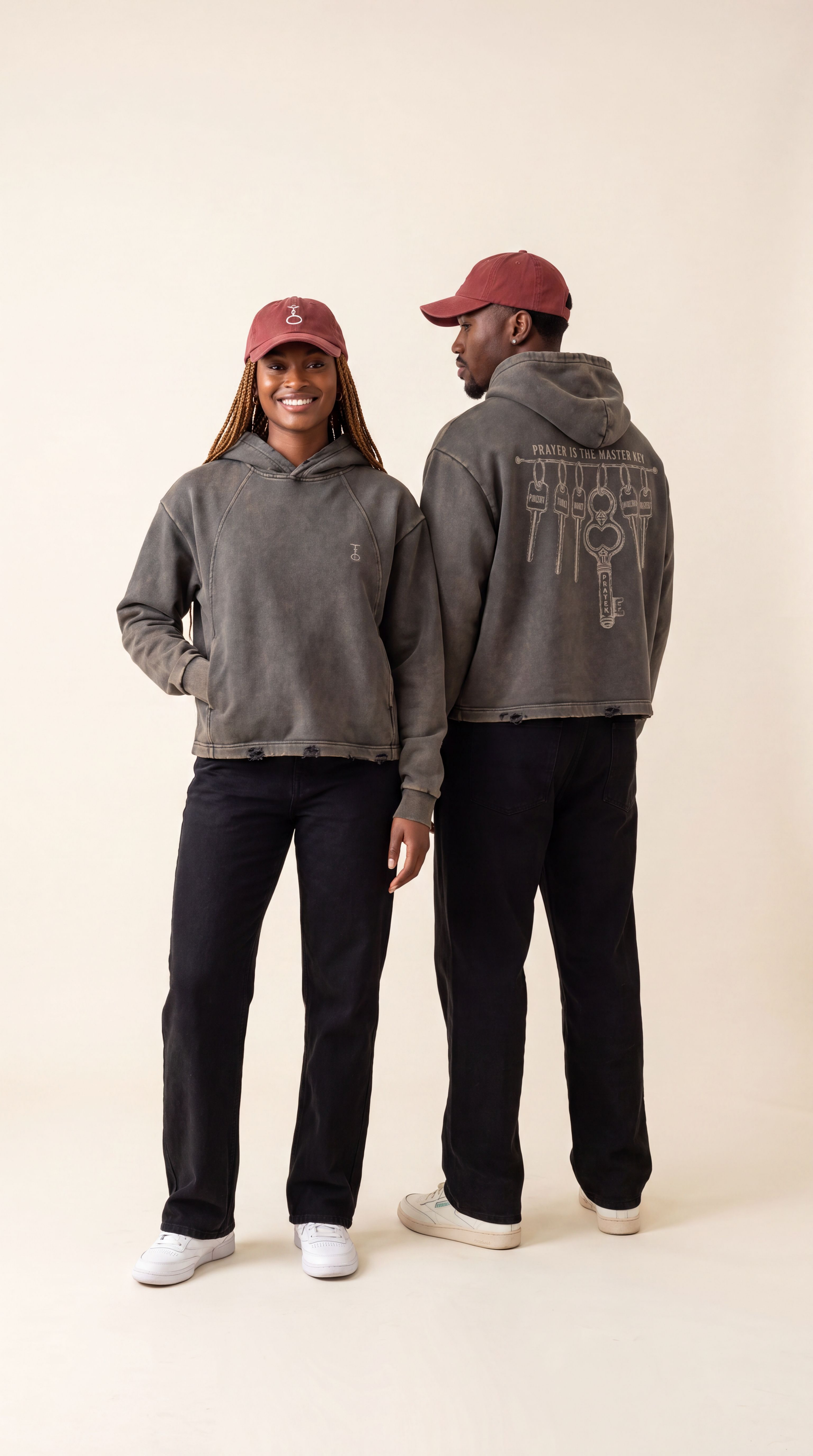 Master Key Vintage Washed Hoodie (Unisex)