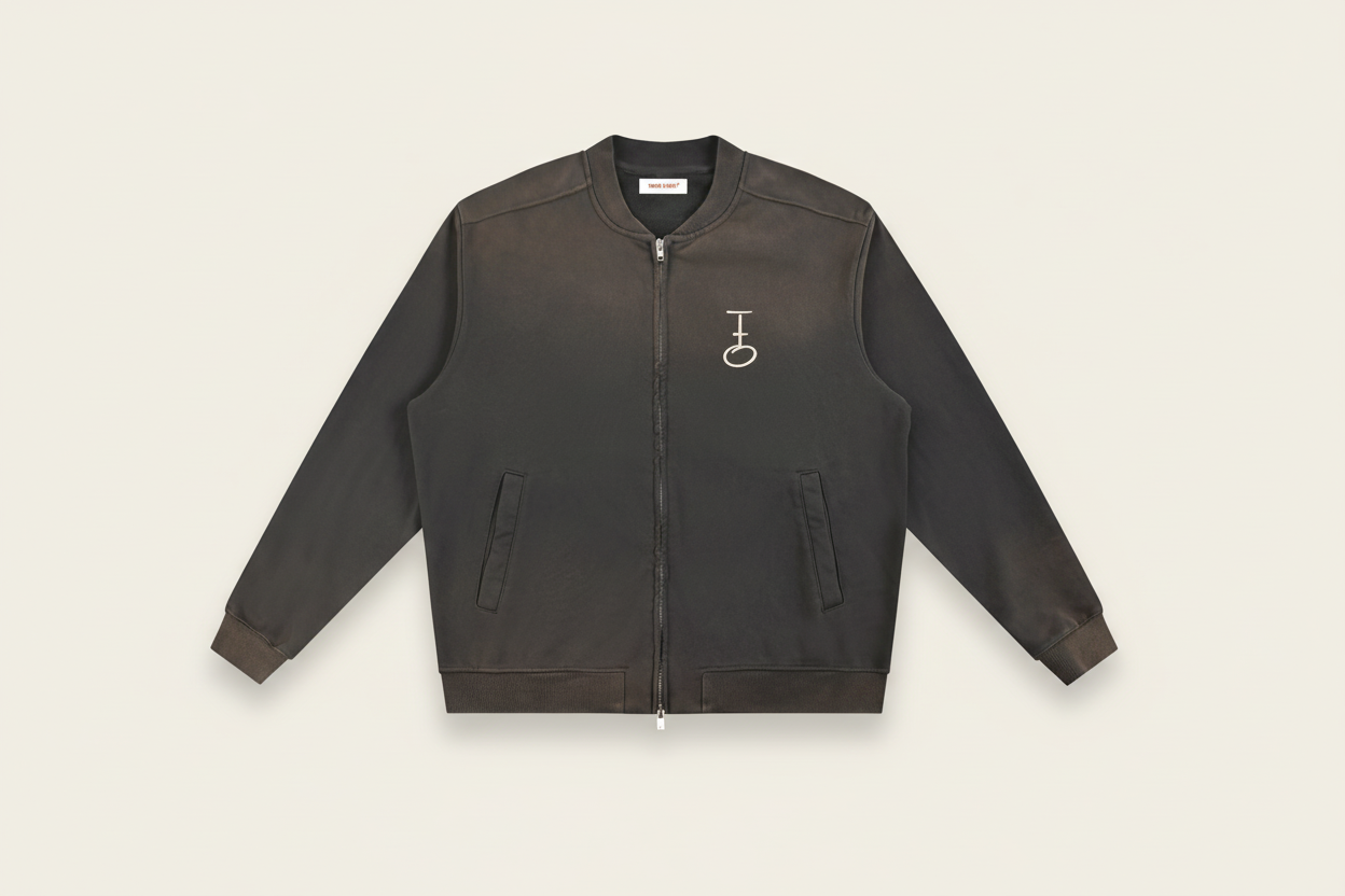 Fearfully+Wonderfully Made Sun Fade Baseball Jacket (Heavyweight / Unisex)