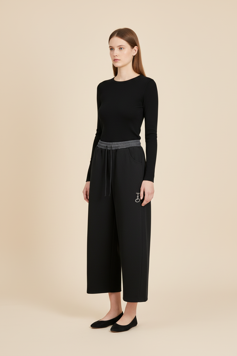 Insignia Plaid Waistband Barrel Sweatpants (Unisex)