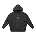 In His Hands Snow Distressed Panel Pocket Hoodie (Oversized / Unisex)