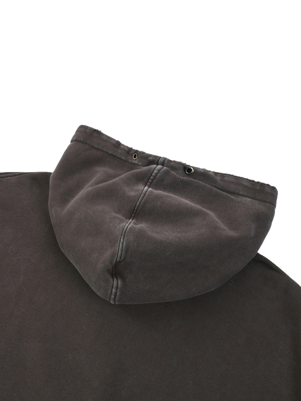 In His Hands Snow Distressed Panel Pocket Hoodie (Oversized / Unisex)