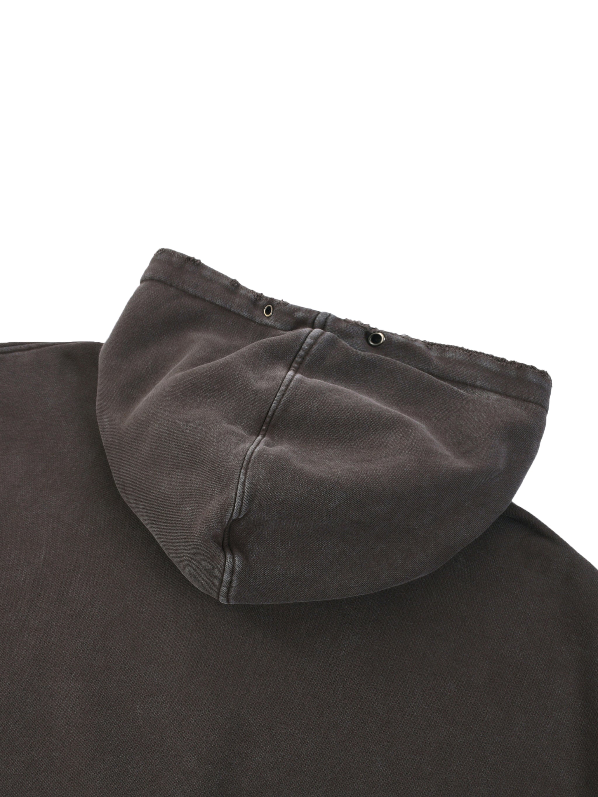 In His Hands Snow Distressed Panel Pocket Hoodie (Oversized / Unisex)