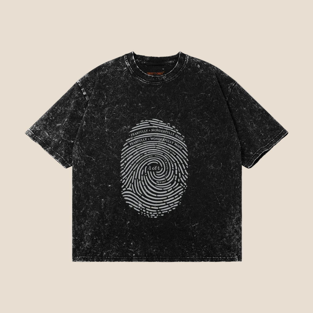 Fearfully+Wonderfully Made Embroided Insignia Vintage Style Tee (Oversized / Unisex)