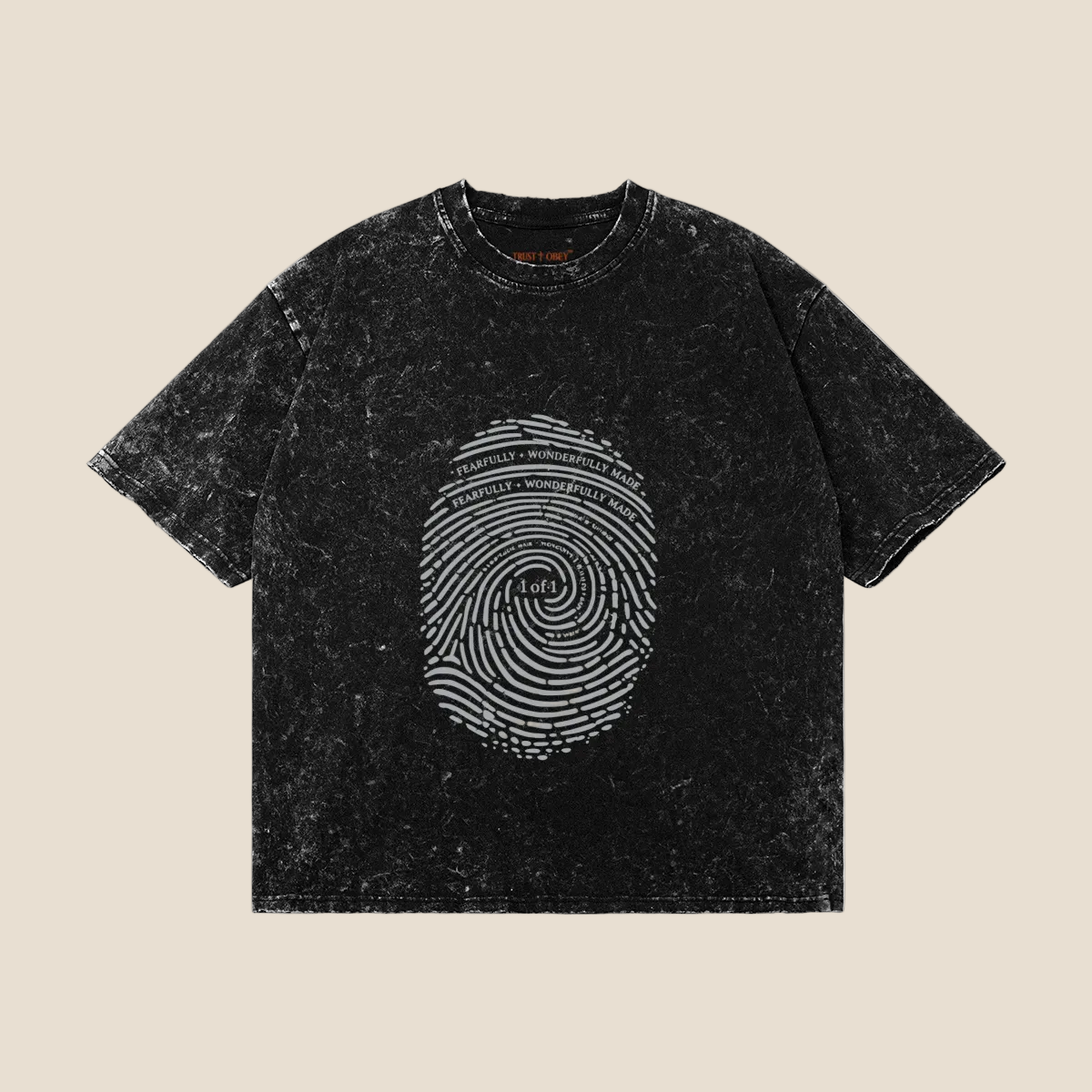 Fearfully+Wonderfully Made Embroided Insignia Vintage Style Tee (Oversized / Unisex)
