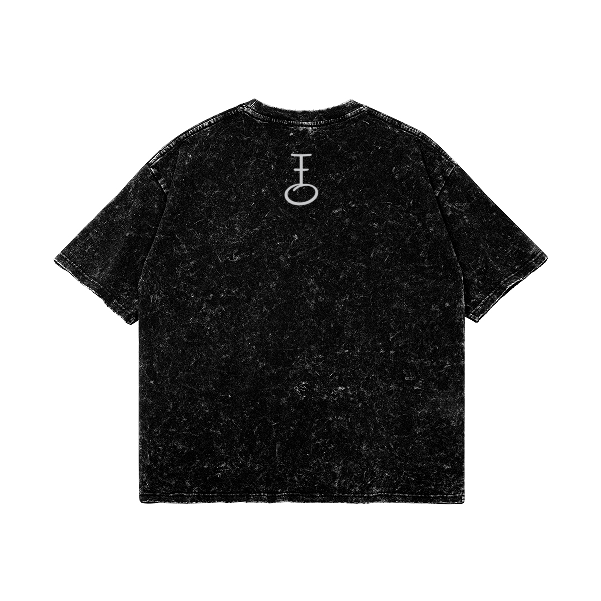 Be Still Embroidered Insignia Vintage Style Tee (Oversized / Unisex)