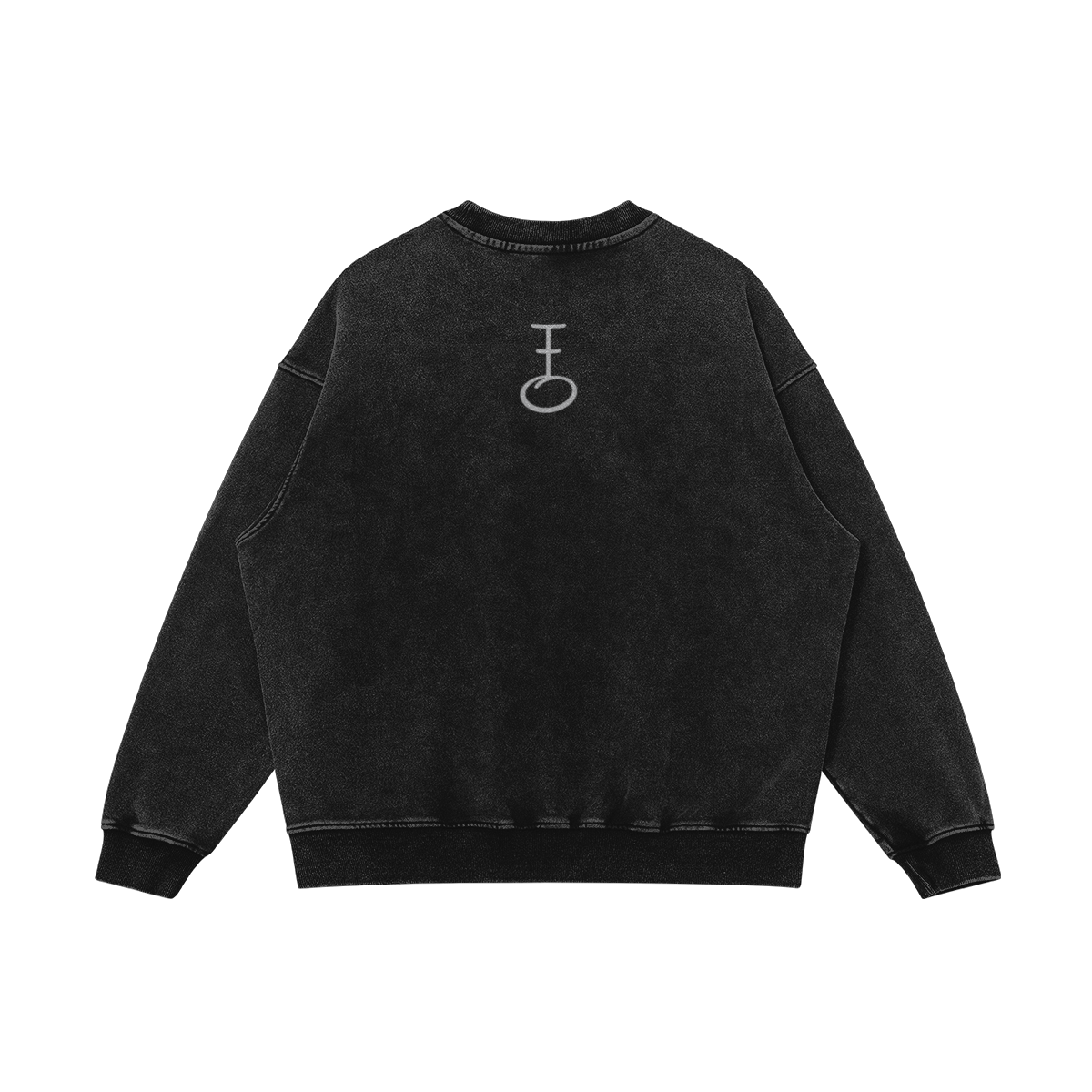 Be Still Embroidered Insignia Vintage Inspired Sweatshirt (Oversized / Unisex)
