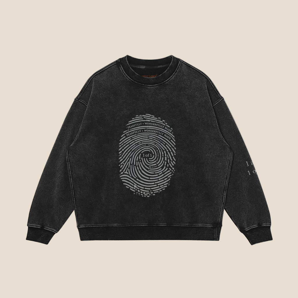 Fearfully+Wonderfully Made Embroided Insignia Vintage Sweatshirt (Oversized / Unisex)