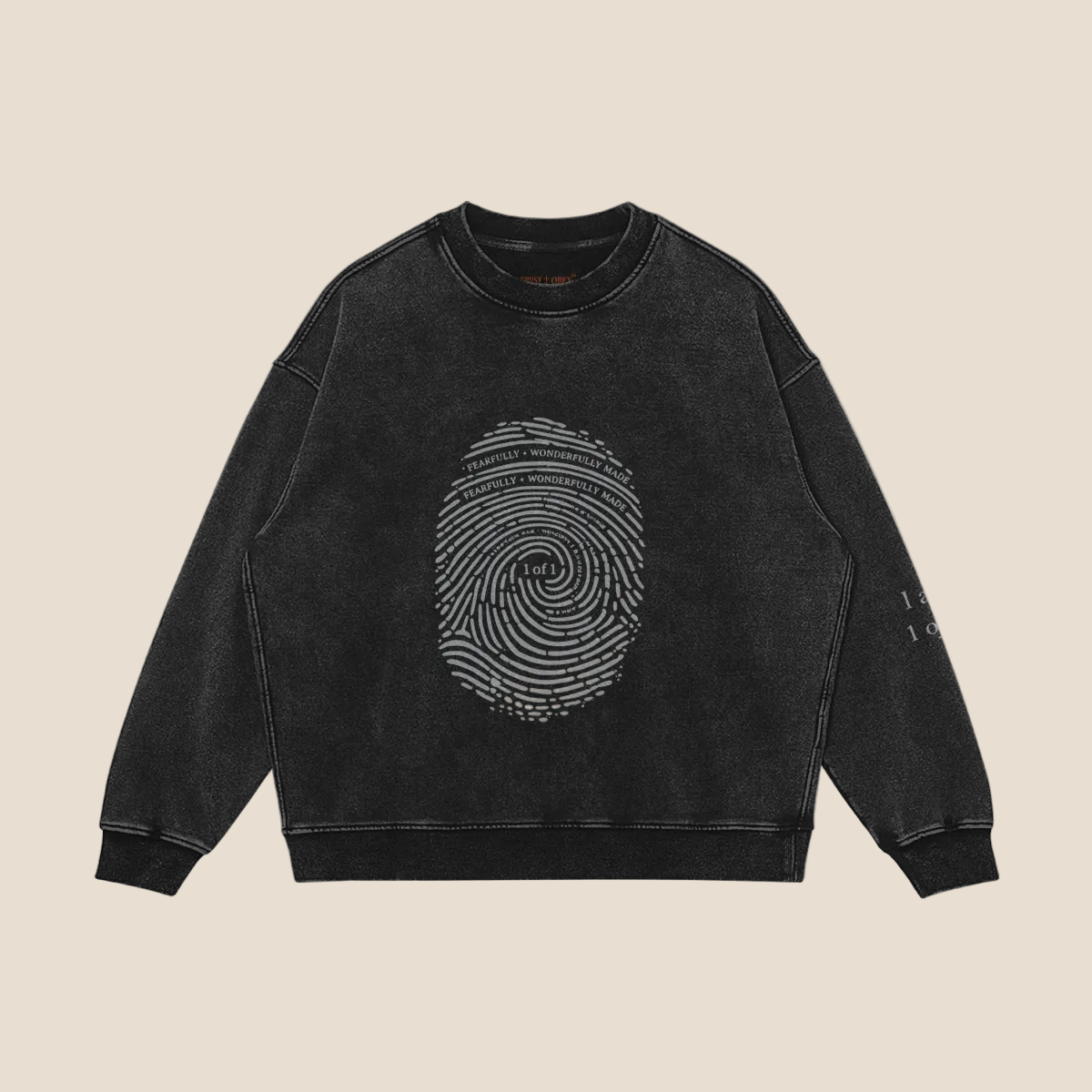 Fearfully+Wonderfully Made Embroided Insignia Vintage Sweatshirt (Oversized / Unisex)