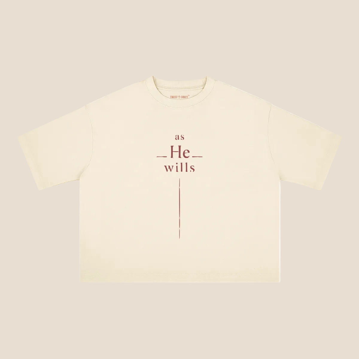 As He Wills Classic Tee (Boxy Fit / Unisex)
